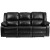 Flash Furniture BT-70597-SOF-GG Harmony Series Black LeatherSoft Sofa with Two Built-In Recliners addl-7