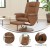 Flash Furniture BT-753P-MASSAGE-CGN-GG Brown LeatherSoft Massaging Adjustable Recliner with Deep Side Pockets and Ottoman with Wrapped Base addl-3
