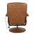 Flash Furniture BT-753P-MASSAGE-CGN-GG Brown LeatherSoft Massaging Adjustable Recliner with Deep Side Pockets and Ottoman with Wrapped Base addl-7