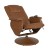 Flash Furniture BT-753P-MASSAGE-CGN-GG Brown LeatherSoft Massaging Adjustable Recliner with Deep Side Pockets and Ottoman with Wrapped Base addl-8