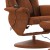 Flash Furniture BT-7600P-MASSAGE-CGN-GG Brown LeatherSoft Massaging Heat Controlled Adjustable Recliner and Ottoman with Wrapped Base addl-7