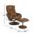 Flash Furniture BT-7672-MASSAGE-CGN-GG Brown LeatherSoft Massaging Multi-Position Plush Recliner with Side Pocket and Ottoman addl-4