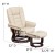 Flash Furniture BT-7818-BGE-GG Contemporary Beige LeatherSoft Multi-Position Recliner with Ottoman with Swivel Base addl-4
