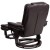 Flash Furniture BT-7818-BN-GG Bali Contemporary Brown LeatherSoft Multi-Position Recliner with Ottoman with Swivel Base addl-5