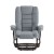 Flash Furniture BT-7818-GY-GG Bali Contemporary Gray LeatherSoft Multi-Position Recliner with Ottoman with Swive Base addl-10