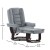 Flash Furniture BT-7818-GY-GG Bali Contemporary Gray LeatherSoft Multi-Position Recliner with Ottoman with Swive Base addl-4
