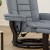 Flash Furniture BT-7818-GY-GG Bali Contemporary Gray LeatherSoft Multi-Position Recliner with Ottoman with Swive Base addl-5