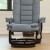 Flash Furniture BT-7818-GY-GG Bali Contemporary Gray LeatherSoft Multi-Position Recliner with Ottoman with Swive Base addl-6