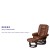 Flash Furniture BT-7818-VIN-GG Bali Contemporary Brown Leather Multi-Position Recliner with Ottoman with Swivel Base addl-3