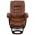 Flash Furniture BT-7818-VIN-GG Bali Contemporary Brown Leather Multi-Position Recliner with Ottoman with Swivel Base addl-8