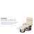 Flash Furniture BT-7821-BGE-GG Beige LeatherSoft Swivel Recliner Chair with Ottoman Footrest addl-3