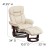 Flash Furniture BT-7821-BGE-GG Beige LeatherSoft Swivel Recliner Chair with Ottoman Footrest addl-4