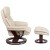 Flash Furniture BT-7821-BGE-GG Beige LeatherSoft Swivel Recliner Chair with Ottoman Footrest addl-7