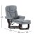 Flash Furniture BT-7821-GY-GG Gray LeatherSoft Swivel Recliner Chair with Ottoman Footrest addl-4