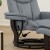 Flash Furniture BT-7821-GY-GG Gray LeatherSoft Swivel Recliner Chair with Ottoman Footrest addl-5