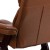 Flash Furniture BT-7821-VIN-GG Contemporary Brown LeatherSoft Multi-Position Recliner and Curved Ottoman with Swivel Base addl-9