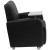 Flash Furniture BT-8217-BK-CS-GG Black LeatherSoft Guest Chair with Tablet Arm, Front Wheel Casters and Cup Holder addl-6