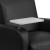 Flash Furniture BT-8217-BK-GG Black LeatherSoft Guest Chair with Tablet Arm, Chrome Legs and Cup Holder addl-7