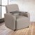 Flash Furniture BT-8217-GV-CS-GG Gray LeatherSoft Guest Chair with Tablet Arm, Front Wheel Casters and Cup Holder addl-1