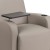 Flash Furniture BT-8217-GV-GG Gray LeatherSoft Guest Chair with Tablet Arm, Chrome Legs and Cup Holder addl-7