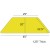 Flash Furniture XU-A2448-TRAP-YEL-H-P-GG 24"W x 48"L Trapezoid Activity Table with Yellow Laminate Top, Height Adjustable Preschool Legs addl-1