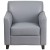 Flash Furniture BT-827-1-GY-GG Hercules Diplomat Series Gray LeatherSoft Chair addl-8