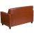 Flash Furniture BT-827-2-CG-GG Hercules Diplomat Series Cognac LeatherSoft Loveseat addl-2