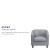 Flash Furniture BT-873-GY-GG Katie Gray LeatherSoft Lounge Chair addl-3
