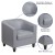 Flash Furniture BT-873-GY-GG Katie Gray LeatherSoft Lounge Chair addl-4