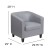 Flash Furniture BT-873-GY-GG Katie Gray LeatherSoft Lounge Chair addl-5