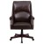 Flash Furniture BT-9025H-2-BN-GG High Back Pillow Back Brown LeatherSoft Executive Swivel Office Chair with Arms addl-10