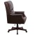 Flash Furniture BT-9025H-2-BN-GG High Back Pillow Back Brown LeatherSoft Executive Swivel Office Chair with Arms addl-9