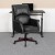 Flash Furniture BT-9025H-2-GG High Back Pillow Back Black LeatherSoft Executive Swivel Office Chair with Arms addl-1