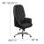 Flash Furniture BT-90269H-BK-GG High Back Traditional Tufted Black LeatherSoft Multifunction Executive Swivel Ergonomic Office Chair with Arms addl-6