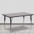 Flash Furniture XU-A2460-REC-GY-H-A-GG 24"W x 60"L Rectangle Activity Table with Gray Laminate Top and Height Adjustable Legs addl-2