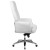 Flash Furniture BT-90269H-WH-GG High Back Traditional Tufted White LeatherSoft Multifunction Executive Swivel Ergonomic Office Chair with Arms addl-9