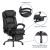 Flash Furniture BT-90279H-GG High Back Black LeatherSoft Executive Reclining Ergonomic Swivel Office Chair with Outer Lumbar Cushion and Arms addl-6