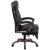 Flash Furniture BT-90279H-GG High Back Black LeatherSoft Executive Reclining Ergonomic Swivel Office Chair with Outer Lumbar Cushion and Arms addl-7