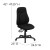 Flash Furniture BT-90297H-GG High Back Black Fabric Multifunction Swivel Ergonomic Task Office Chair addl-6