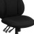 Flash Furniture BT-90297H-GG High Back Black Fabric Multifunction Swivel Ergonomic Task Office Chair addl-8