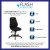 Flash Furniture BT-90297M-GG Mid-Back Black Fabric Multifunction Swivel Ergonomic Task Office Chair addl-3