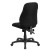 Flash Furniture BT-90297M-GG Mid-Back Black Fabric Multifunction Swivel Ergonomic Task Office Chair addl-7