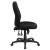 Flash Furniture BT-90297M-GG Mid-Back Black Fabric Multifunction Swivel Ergonomic Task Office Chair addl-9