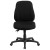 Flash Furniture BT-90297S-GG Mid-Back Black Fabric Multifunction Swivel Ergonomic Task Office Chair addl-10