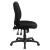 Flash Furniture BT-90297S-GG Mid-Back Black Fabric Multifunction Swivel Ergonomic Task Office Chair addl-9