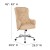 Flash Furniture BT-90557H-BGE-F-GG Chambord Home and Office Beige Upholstered High Back Chair addl-5