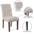 Flash Furniture BT-P-BGE-FAB-GG Hercules Beige Fabric Parsons Chair with Rolled Back, Accent Nail Trim and Walnut Finish addl-3