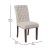 Flash Furniture BT-P-BGE-FAB-GG Hercules Beige Fabric Parsons Chair with Rolled Back, Accent Nail Trim and Walnut Finish addl-4