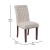 Flash Furniture BT-P-BGE-FAB-GG Hercules Beige Fabric Parsons Chair with Rolled Back, Accent Nail Trim and Walnut Finish addl-4
