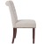 Flash Furniture BT-P-BGE-FAB-GG Hercules Beige Fabric Parsons Chair with Rolled Back, Accent Nail Trim and Walnut Finish addl-7